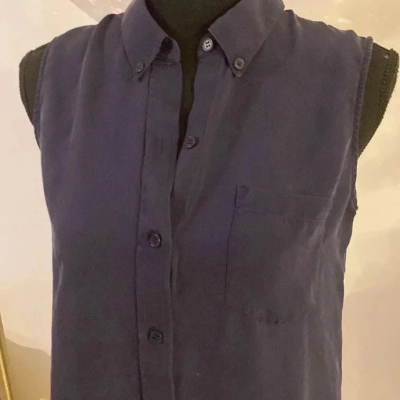 THEORY silk blouse size M - Picture 2 of 5